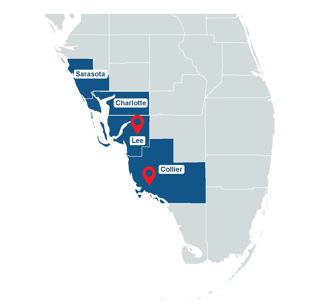 Guardian Hurricane Protection Service Areas