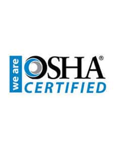 OSHA Certified Company